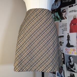 Free People Houndstooth Mini Skirt
